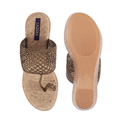 Mid-Heel Platform Slip-on Chappal (1025)