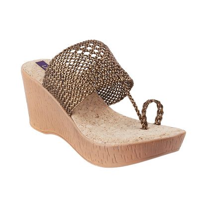 Mid-Heel Platform Slip-on Chappal (1025)