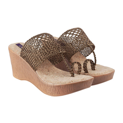 Mid-Heel Platform Slip-on Chappal (1025)