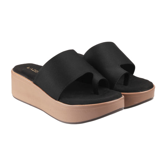 Mid-Heel Platform Slip-on Chappal (1198)