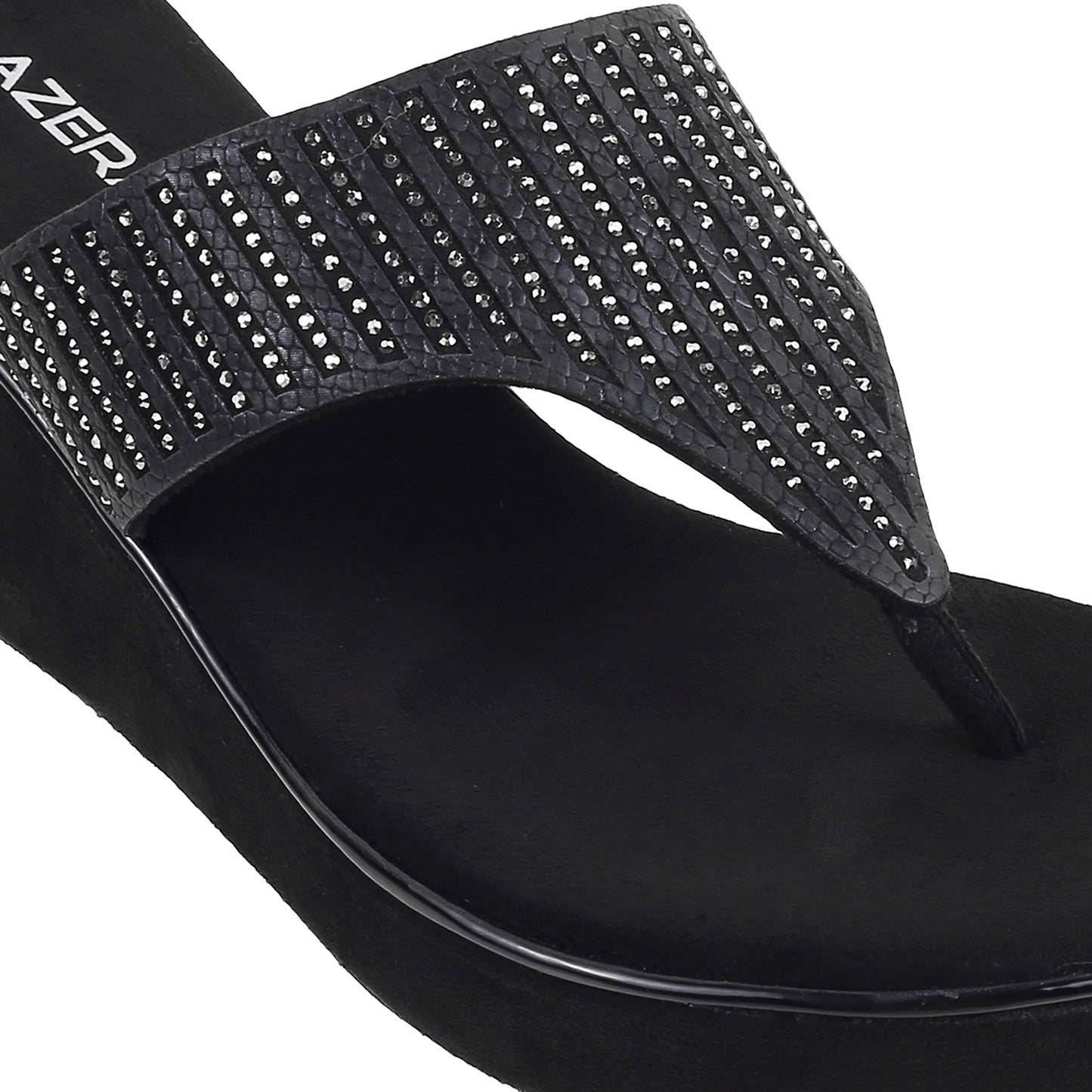 Glamour Medium Heel Platform Party Chappal (1401)