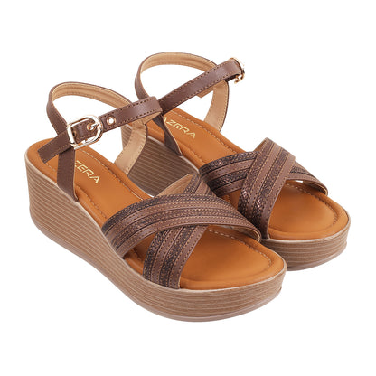 Mid-Heel Platform Sandals (1411)