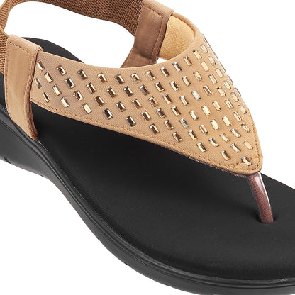 Tailored Short Heel Formal Comfort Sandal (1413)