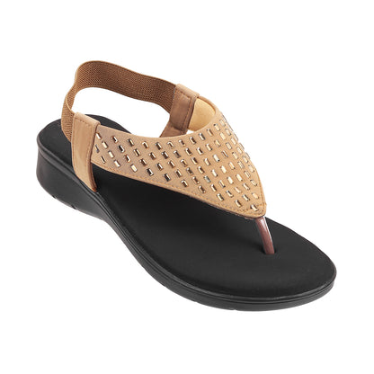 Tailored Short Heel Formal Comfort Sandal (1413)