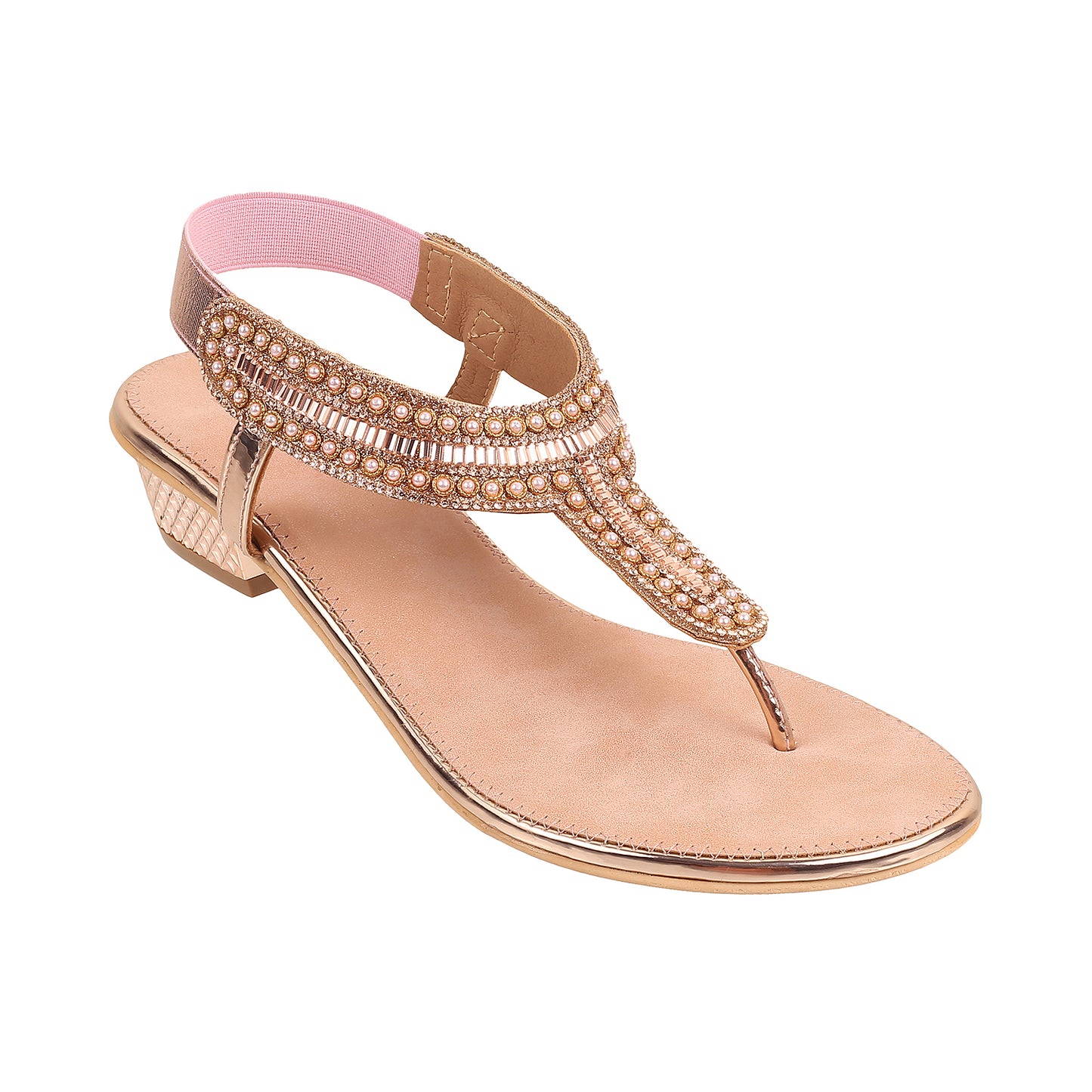 Dazzle Flat Party Chappal (1421)