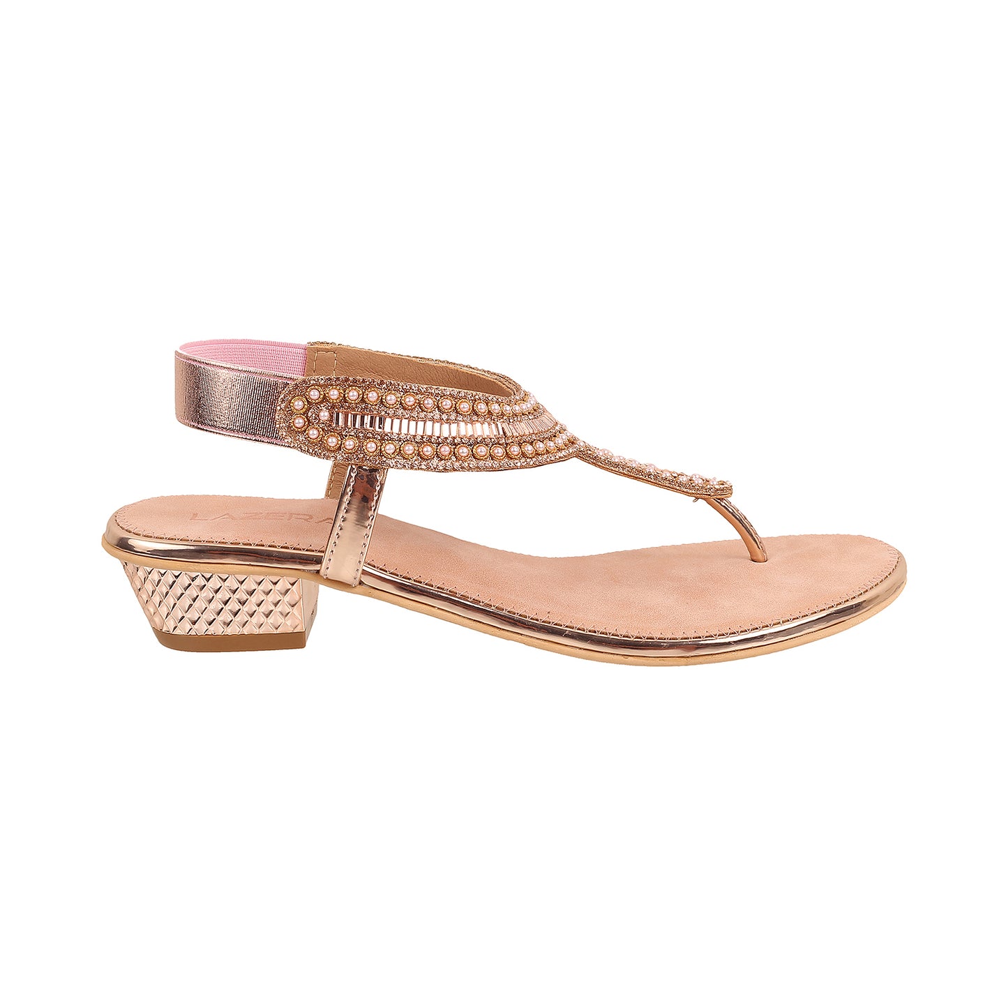 Dazzle Flat Party Chappal (1421)