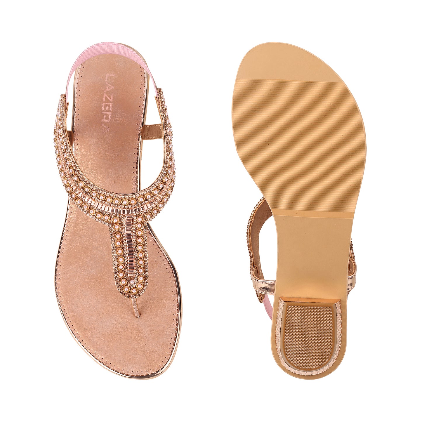 Dazzle Flat Party Chappal (1421)