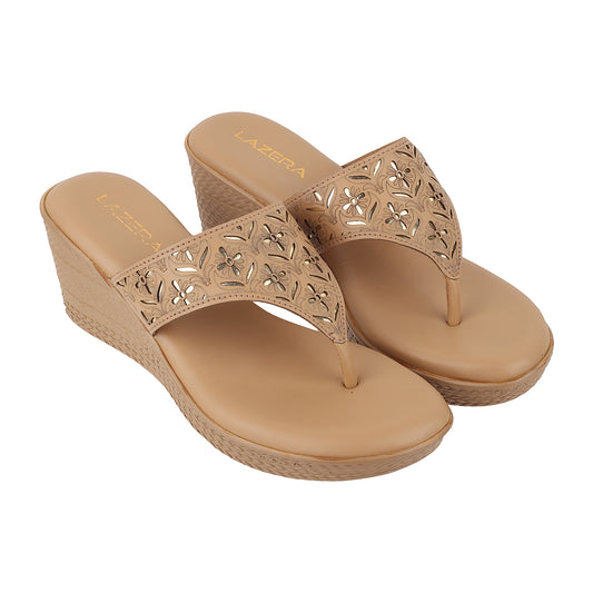 Mid-Heel Platform Slip-on Chappal (1436)