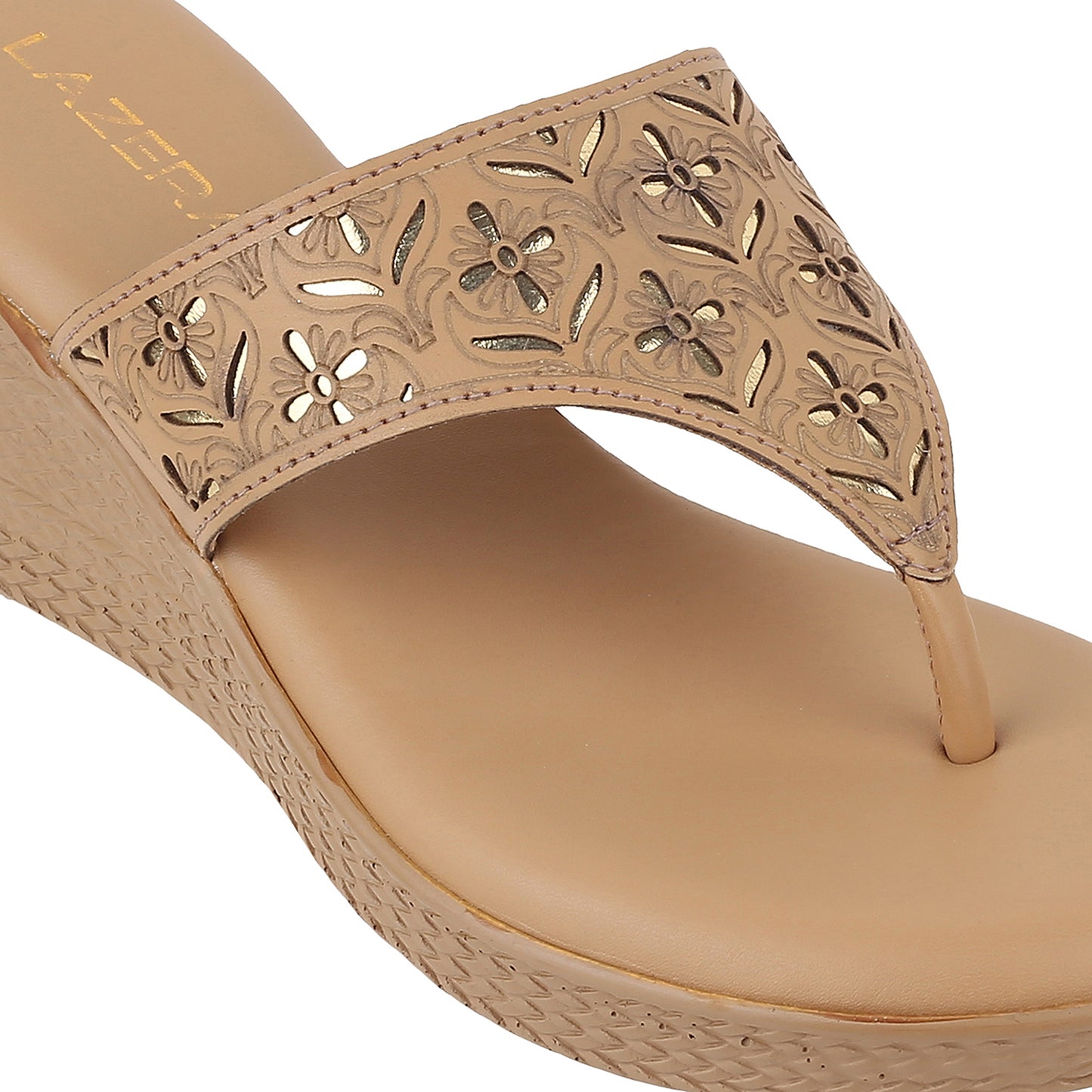 Mid-Heel Platform Slip-on Chappal (1436)