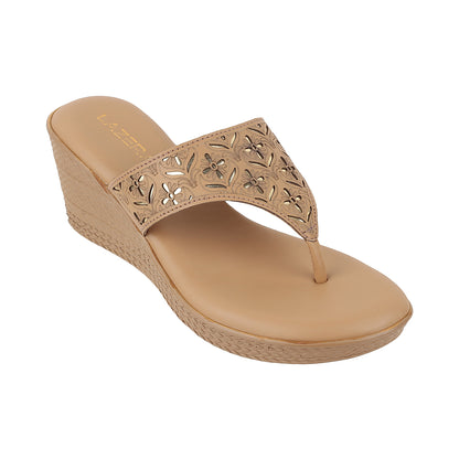 Mid-Heel Platform Slip-on Chappal (1436)