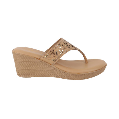 Mid-Heel Platform Slip-on Chappal (1436)