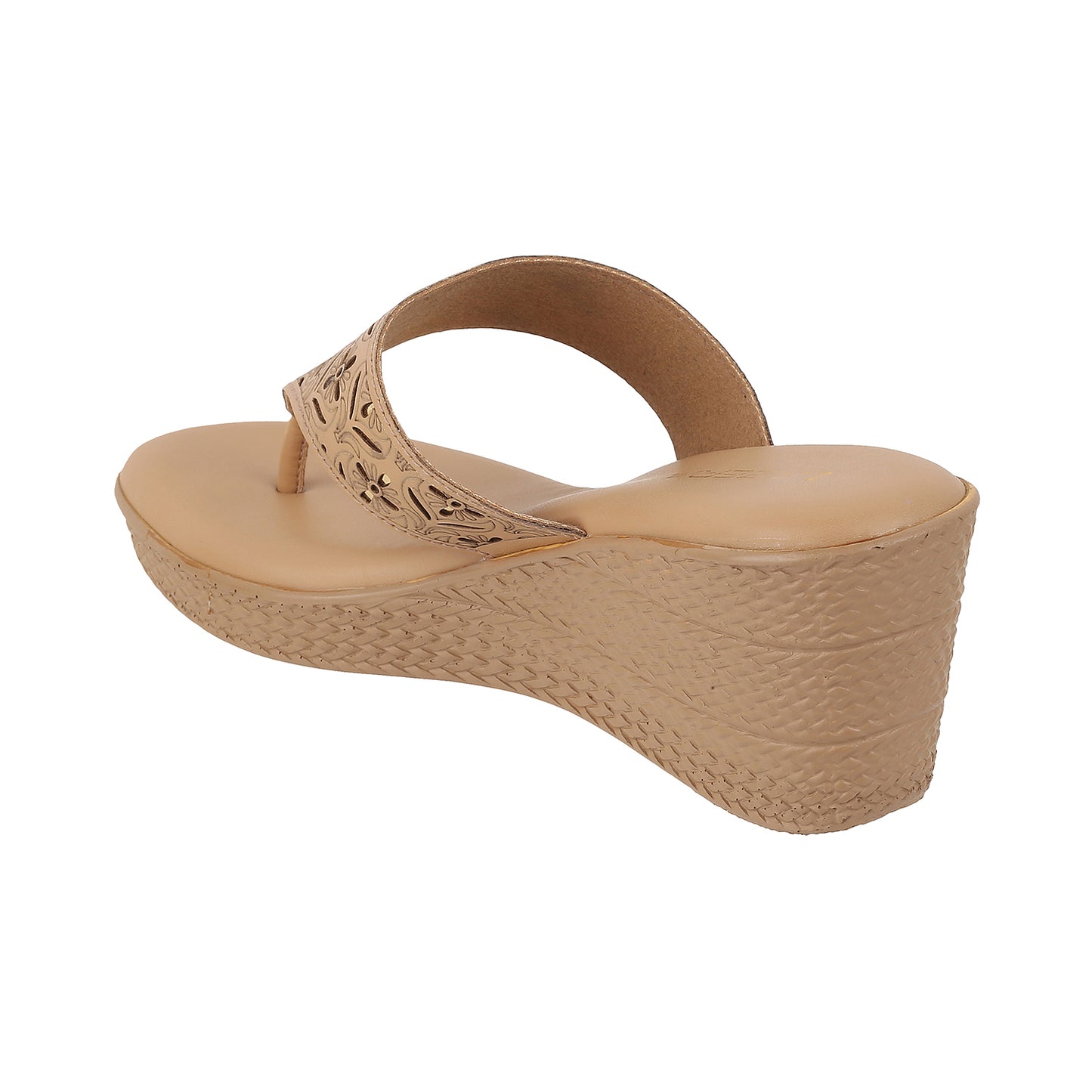 Mid-Heel Platform Slip-on Chappal (1436)