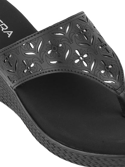 Mid-Heel Platform Slip-on Chappal (1436)