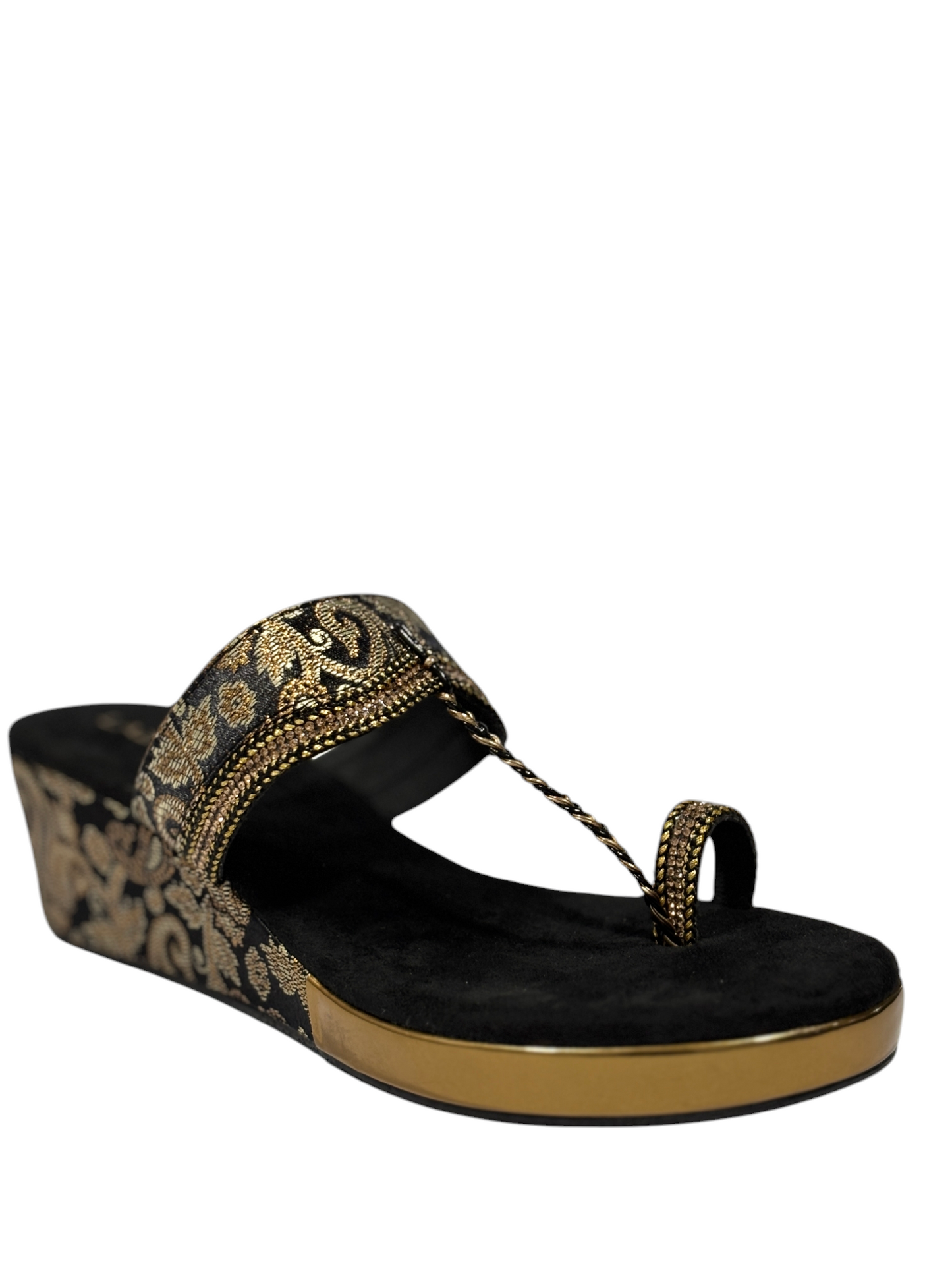 Striking Short Heel Platform Formal Chappal (1444)