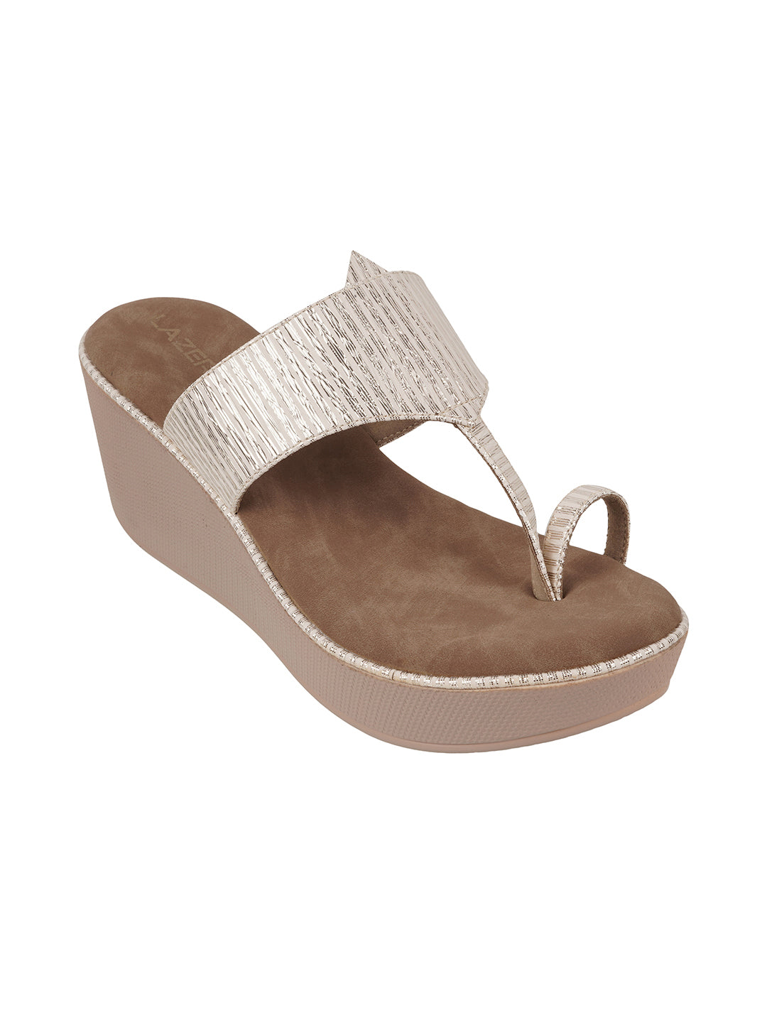 Mid-Heel Platform Slip-on Chappal (1453P)