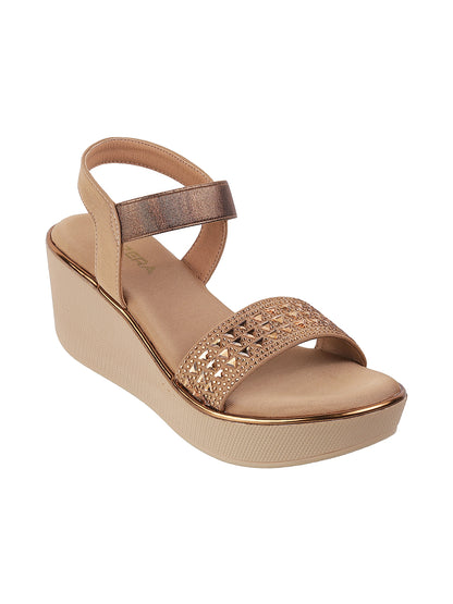 Showstopper Medium Heel Platform Party Sandal (1485)