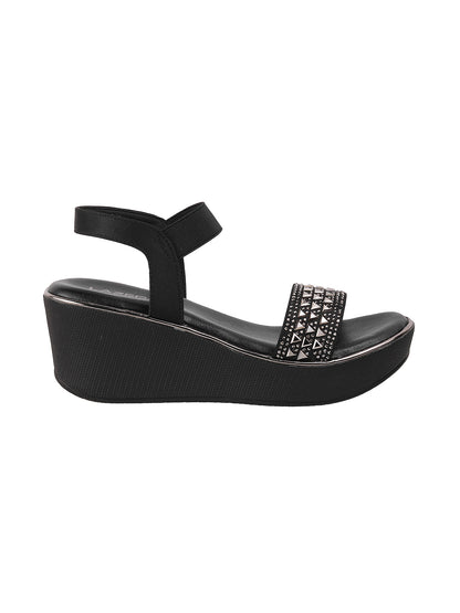 Showstopper Medium Heel Platform Party Sandal (1485)