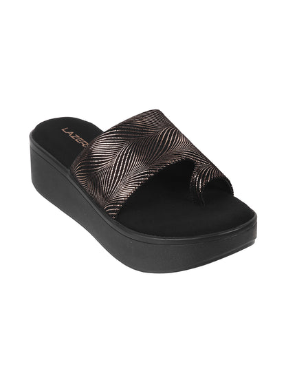 Mid-Heel Platform Slip-on Chappal (1491)