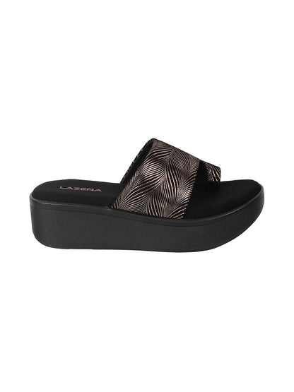 Mid-Heel Platform Slip-on Chappal (1491)