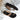 Antique Gold Embellished Wedge Sandals with Toe Ring Design (1614)