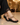 Antique Gold Embellished Wedge Sandals with Toe Ring Design (1614)