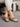 Women’s Printed Cross-Strap Cork Flat Slides 1701